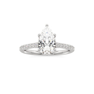 Orly Round Six Prong Pave Cathedral