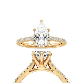 Orly Round Six Prong Pave Cathedral