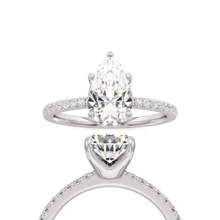 Posey Oval Six Prong Pave Band