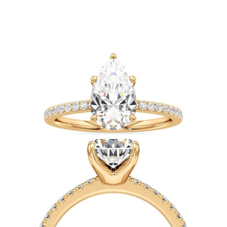 Posey Oval Six Prong Pave Band