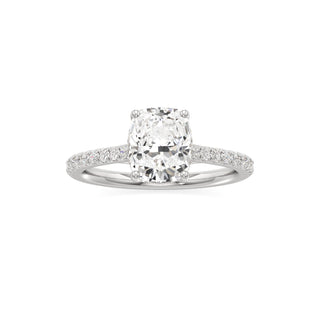 Primrose Princess Pave Band Hidden Halo