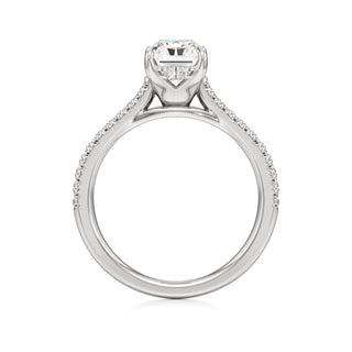 Primrose Princess Pave Band Hidden Halo