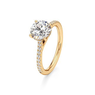 Primrose Princess Pave Band Hidden Halo