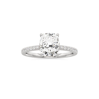Rina Pear Pave Band Hidden Halo
