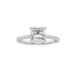 Rina Pear Pave Band Hidden Halo