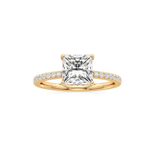 Rina Pear Pave Band Hidden Halo