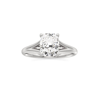 Split Plain Basket Marquise Engagement Ring