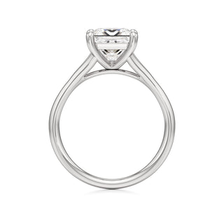 Split Plain Basket Marquise Engagement Ring