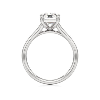 Split Plain Basket Marquise Engagement Ring
