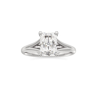 Split Plain Basket Marquise Engagement Ring