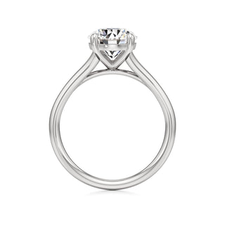 Split Plain Basket Marquise Engagement Ring