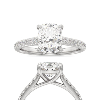 Tessa Round Pave Band Cathedral