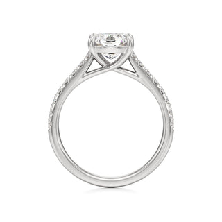 Tessa Pear Pave Band Cathedral