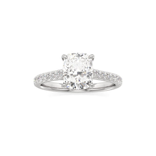 Tessa Pear Pave Band Cathedral