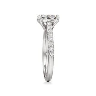 Tessa Pear Pave Band Cathedral