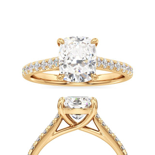 Tessa Round Pave Band Cathedral