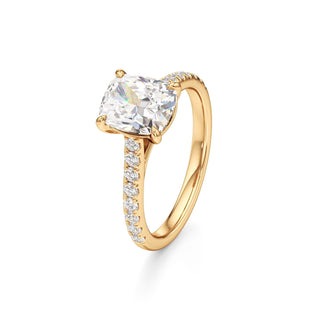 Tessa Pear Pave Band Cathedral