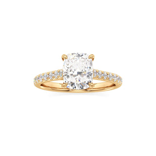Tessa Pear Pave Band Cathedral