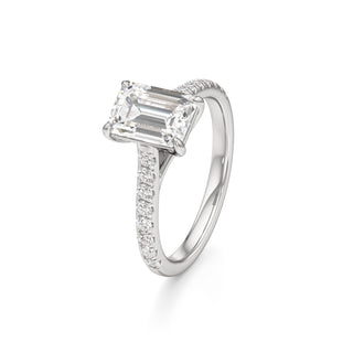 Tessa Pear Pave Band Cathedral