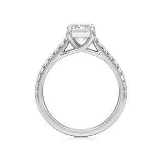 Tessa Pear Pave Band Cathedral