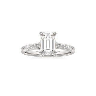 Tessa Pear Pave Band Cathedral