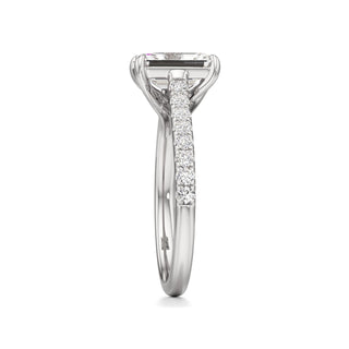 Tessa Pear Pave Band Cathedral