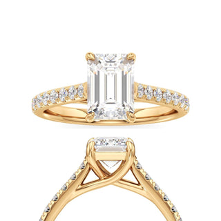Tessa Round Pave Band Cathedral