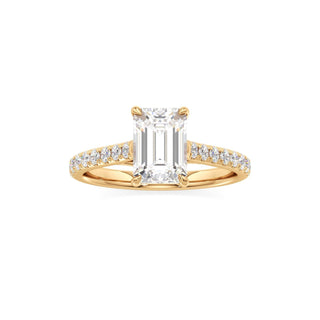 Tessa Pear Pave Band Cathedral