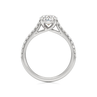 Tessa Pear Pave Band Cathedral
