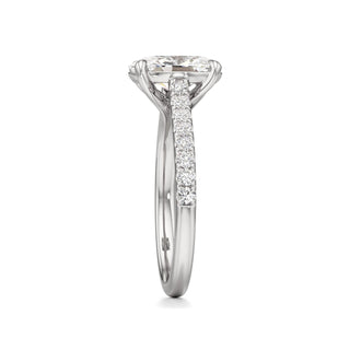 Tessa Pear Pave Band Cathedral