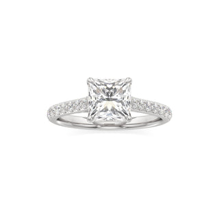 Tessa Pear Pave Band Cathedral