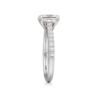 Tessa Pear Pave Band Cathedral