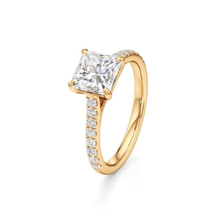 Tessa Pear Pave Band Cathedral