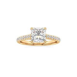 Tessa Pear Pave Band Cathedral