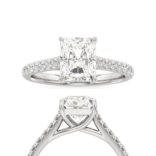 Tessa Round Pave Band Cathedral