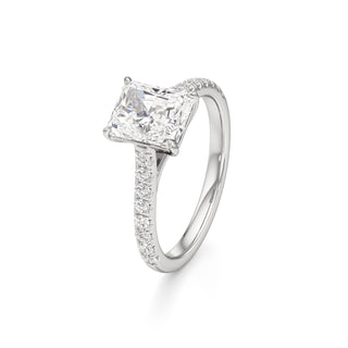 Tessa Pear Pave Band Cathedral