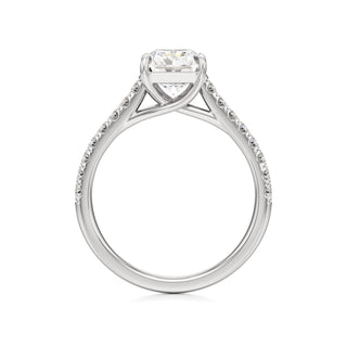 Tessa Pear Pave Band Cathedral