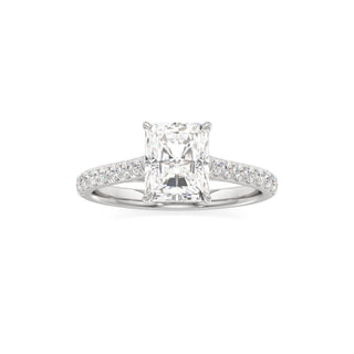 Tessa Pear Pave Band Cathedral