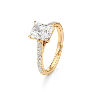 Tessa Pear Pave Band Cathedral