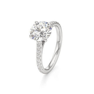 Tessa Pear Pave Band Cathedral