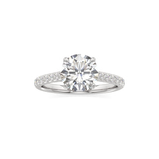 Tessa Pear Pave Band Cathedral