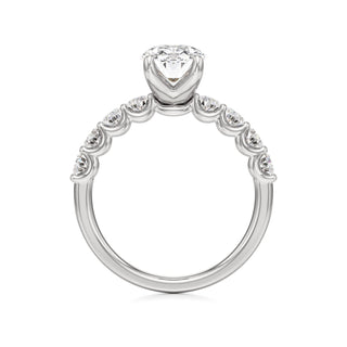 Tilda Pear Shared Prong Diamond Band