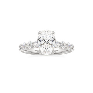 Tilda Pear Shared Prong Diamond Band