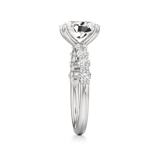 Tilda Pear Shared Prong Diamond Band