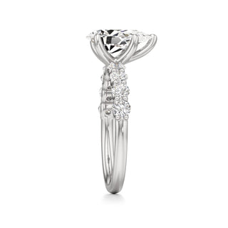 Tilda Pear Shared Prong Diamond Band