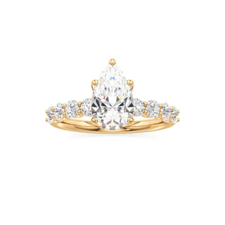 Tilda Pear Shared Prong Diamond Band