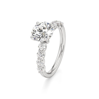 Tilda Pear Shared Prong Diamond Band
