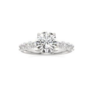 Tilda Pear Shared Prong Diamond Band