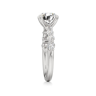 Tilda Pear Shared Prong Diamond Band