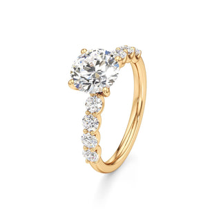 Tilda Pear Shared Prong Diamond Band